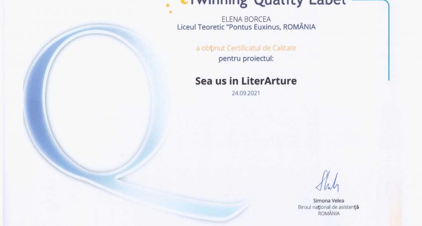 Diplome – Sea Us in LiterArture